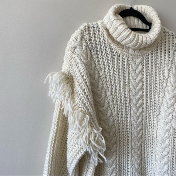 Selected Femme-Wool Blend Chunky Cable Knit - Picture 8 of 15